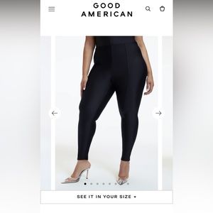 Good American shine compression skinny